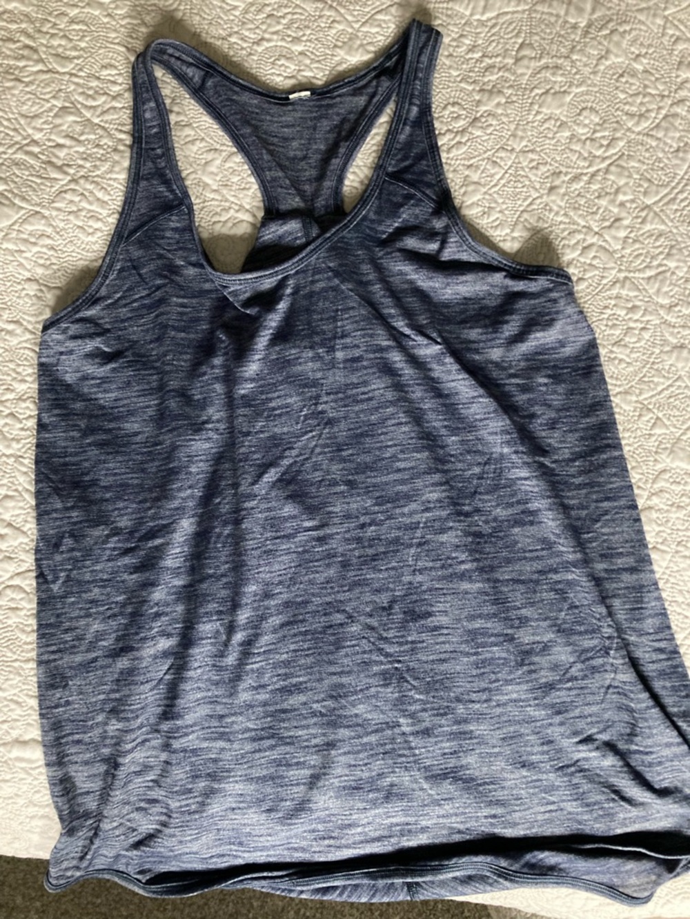 Women’s Blue Racerback Tank Top